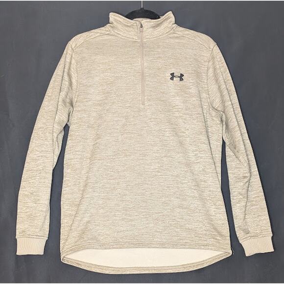 UNDER ARMOUR Mens Medium Coldgear Loose fit Gold cream Jacket Outdoorsy casual - Picture 1 of 6
